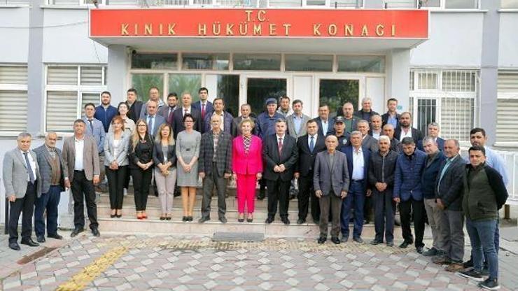 Kınıklı muhtarlar Delez Yaşam Vadisinde buluştu