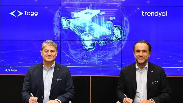 Türkiyenin iki güçlü markası Togg ve Trendyol kesintisiz kullanıcı deneyimi için niyet mektubu imzaladı