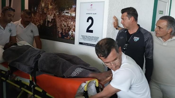 Bandırmasporda Isaac Tshibangu hastaneye kaldırıldı