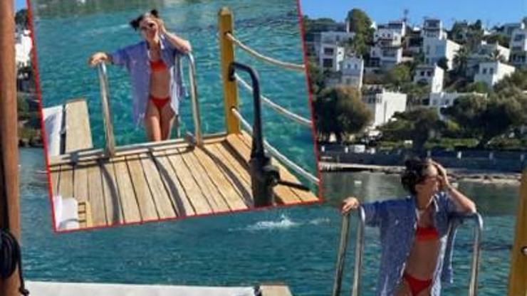 Bodrumda olan Özge Özpirinçciden yeni kareler