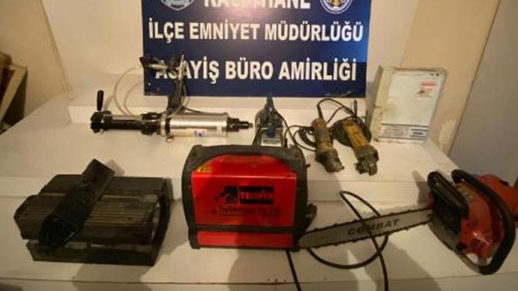 Kağıthane’de 50 bin lira değerindeki malzemeleri çalıp 3 bin liraya hurdacıya sattı