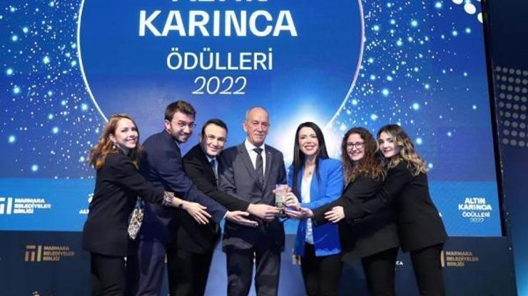 Marmaraereğlisi Belediyesine Altın Karınca ödülü