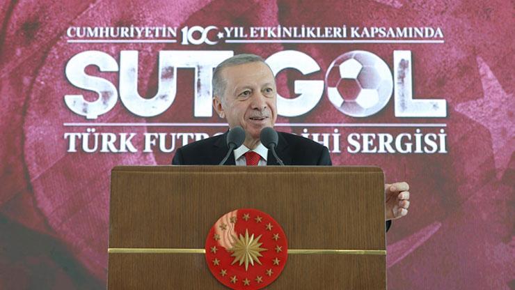 SON DAKİKA: Türk Futbol Tarihi Sergisi Açılışı... Cumhurbaşkanı Erdoğan törene katıldı