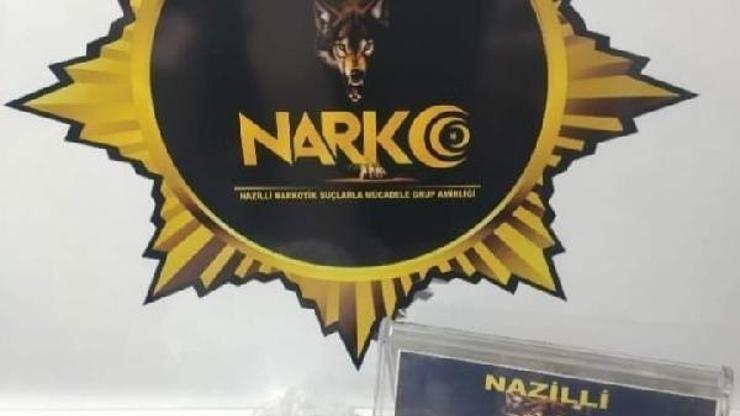Nazillide uyuşturucuya 2 tutuklama