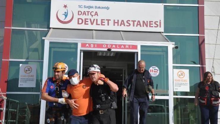 Datça Devlet Hastanesinde deprem, yangın ve tahliye tatbikatı