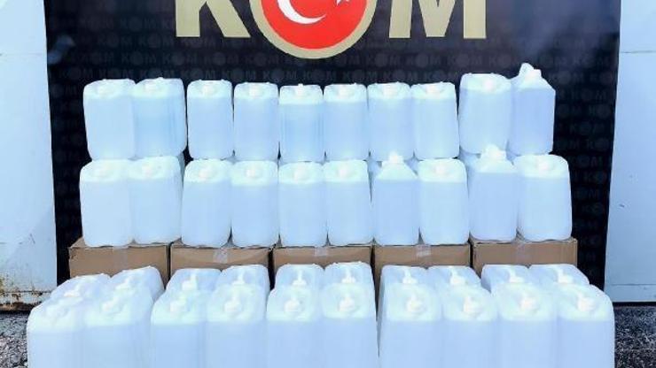 Bilecik’te 600 litre etil alkol ele geçirildi