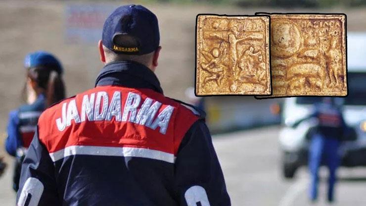 Jandarmanın durdurmasıyla gerçek ortaya çıktı: Yarım kilodan fazla altınla yakalandılar