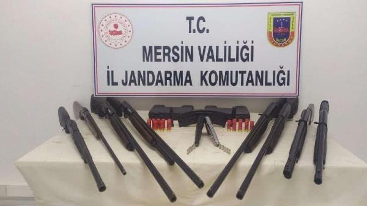Mersinde ruhsatsız silah satışına operasyon