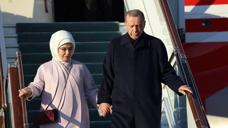 Son dakika... Cumhurbaşkanı Erdoğan, Özbekistanda
