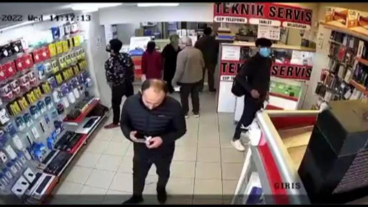 Güngörende mağazadan sırayla hırsızlık