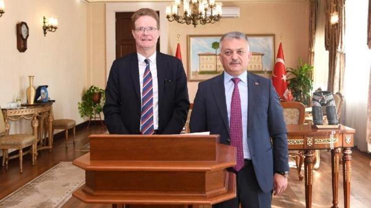 AB Türkiye Delegasyonu Başkanı Büyükelçi Landrut, Vali Yazıcıyı ziyaret etti