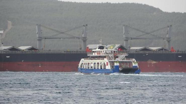 Bozcaada feribot seferlerine olumsuz hava engeli