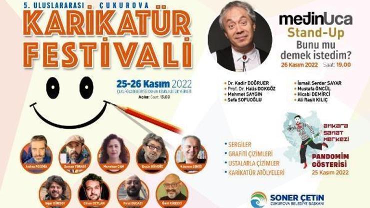 Dünyanın karikatürü Çukurova’da