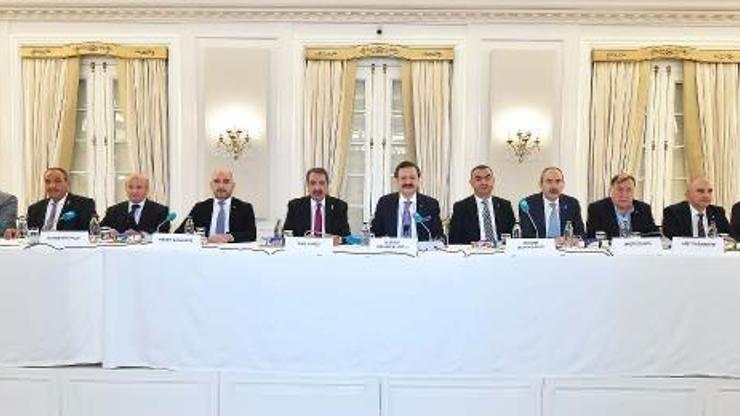 Oda ve Borsa Başkanlarından TOBB Başkanı Hisarcıklıoğluna ziyaret