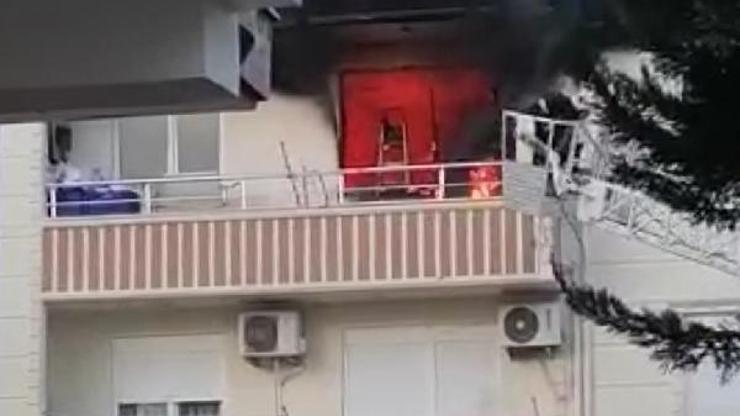 Döşemealtında korkutan yangın