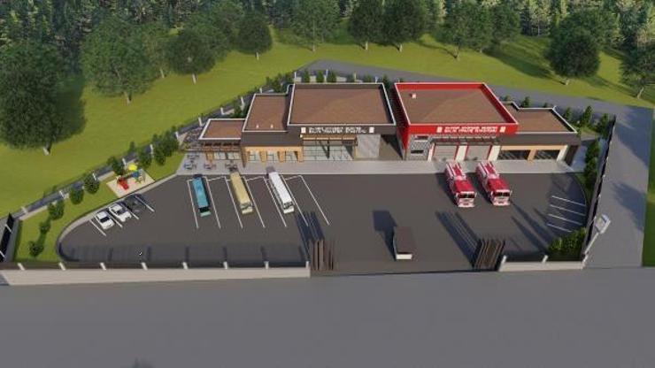 Balıkesir Büyükşehir Belediyesinden Balyaya terminal ve itfaiye istasyonu