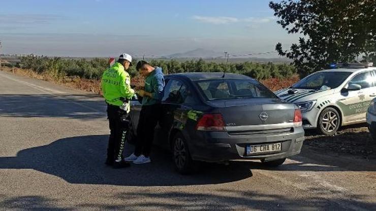 Gaziantepte dronlu trafik denetimi