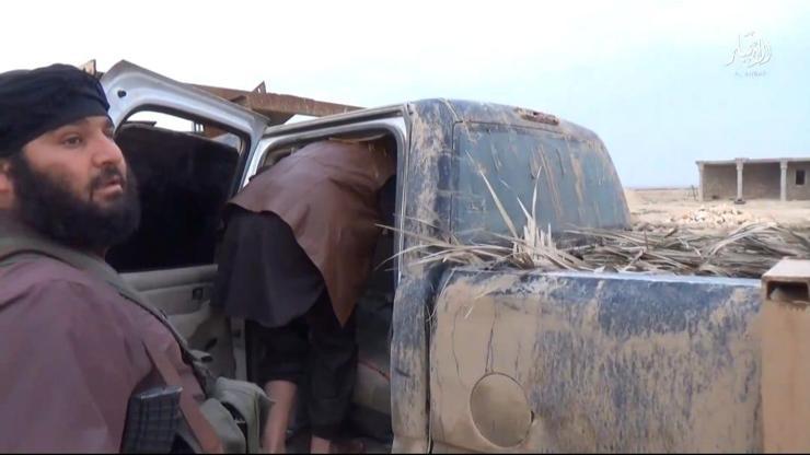Bomba yüklü aracın yanında görülen DEAŞ üyesi tutuklandı
