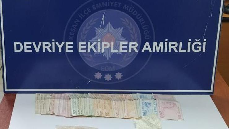 Keşan’da üzerinde uyuşturucuyla yakalanan şüpheliye gözaltı