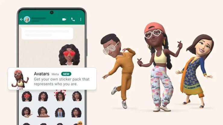 Meta’nın 3D avatarları WhatsApp platformunda