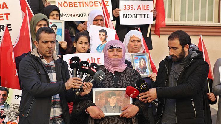 Diyarbakırdaki evlat nöbetinde aile sayısı 339 oldu