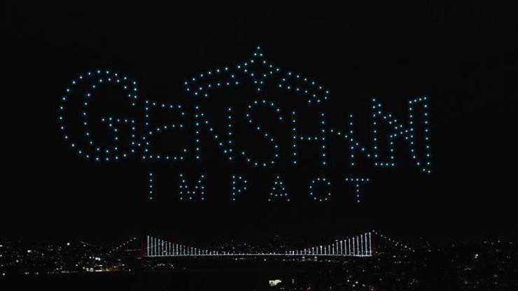 Genshin Impact Türkçe dilinin eklenişini drone ışık gösterisiyle kutladı
