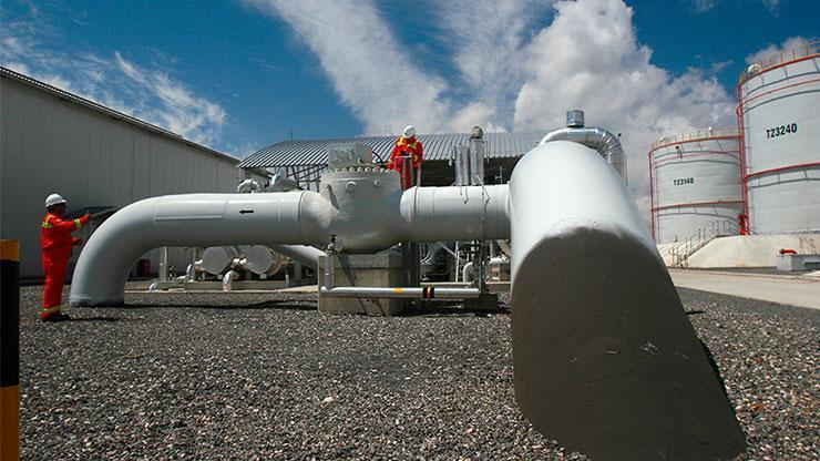 Avrupanın en büyük gaz deposu bugün açılıyor