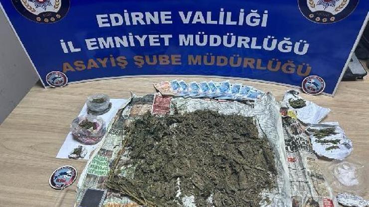Edirne’de 460 gram esrar ele geçirildi: 2 gözaltı