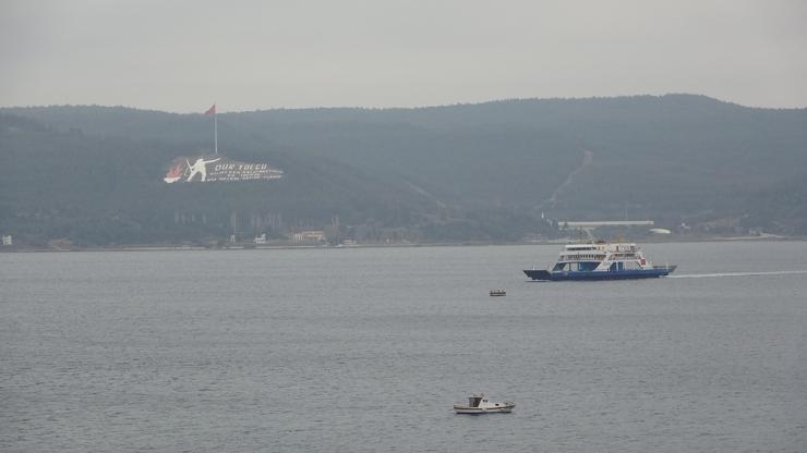 Bozcaada ve Gökçeadaya feribot seferleri iptal