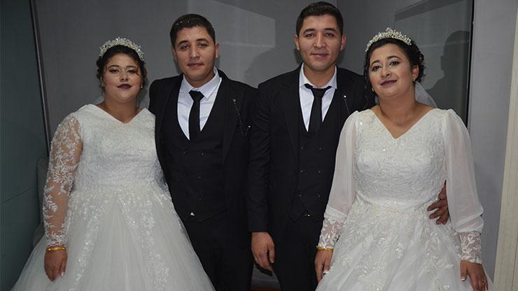 İki kardeşin en mutlu günü Düğünümüzü duyanlar şaşırdı