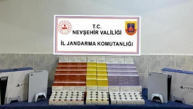 Nevşehirde 4 kişiye kaçak sigara tütünü gözaltısı