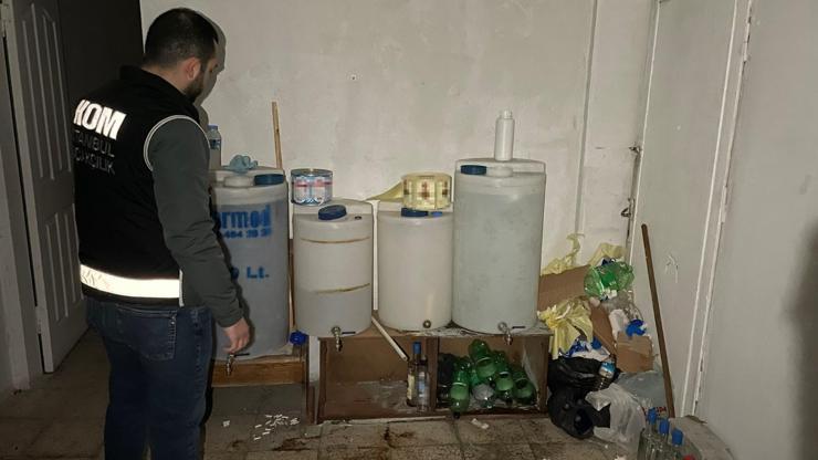 İstanbulda yılbaşı öncesi sahte alkol operasyonu