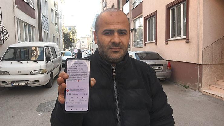 Telefonuna gelen mesajla hayatının şokunu yaşadı 62 bin lirasından oldu