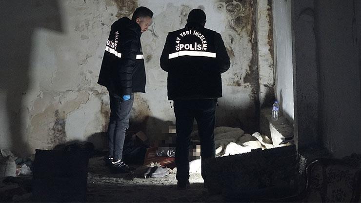 Metruk binada erkek cesedi bulundu