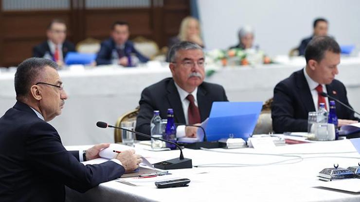 Fuat Oktay başkanlığında çalışma toplantısı