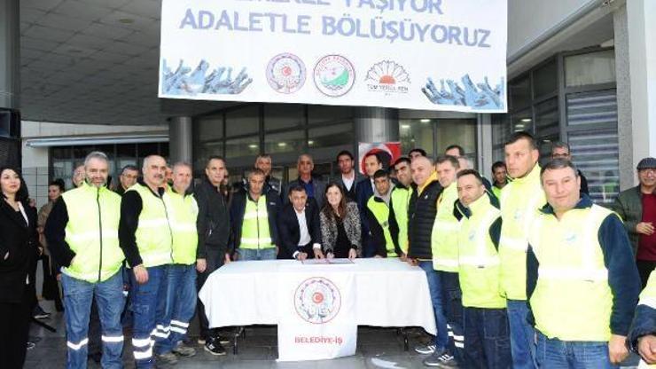 Balçovada yeni yıl, işçiye maaş zammı ile geldi