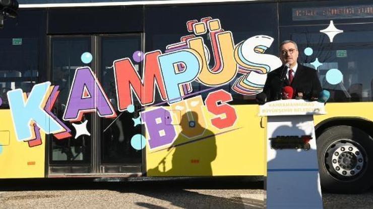 Kahramanmaraşta öğrencilere ücretsiz Kampüs Büs