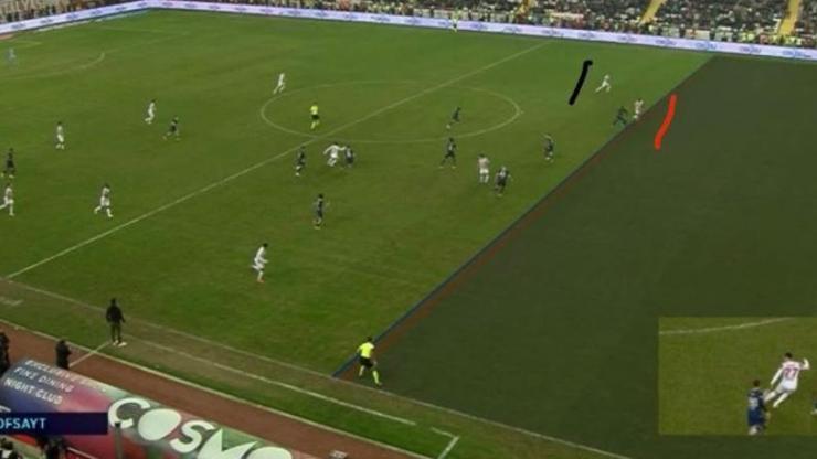 Antalyaspor-Fenerbahçe maçında iptal edilen gol tartışma yarattı