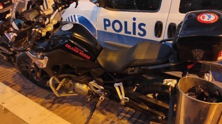 Yunus polisleri kaza yaptı