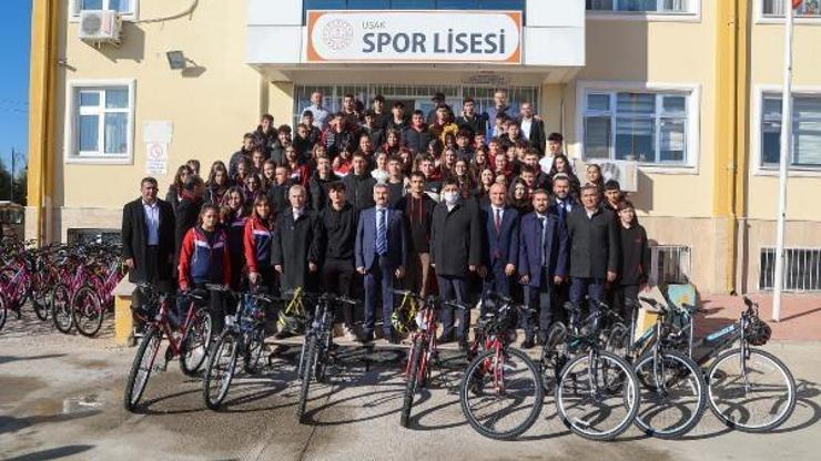 Sağlıklı Gelecek Bisikletle Gelecek Projesi bu defa Uşak Spor Lisesinde
