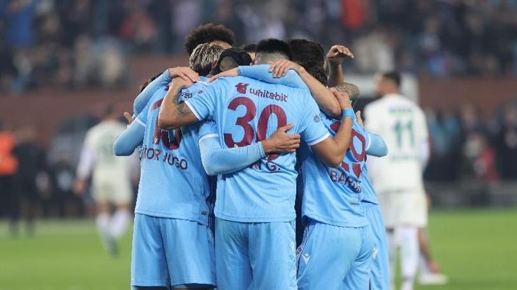 Trabzonspor, 3 puanı 3 golle aldı