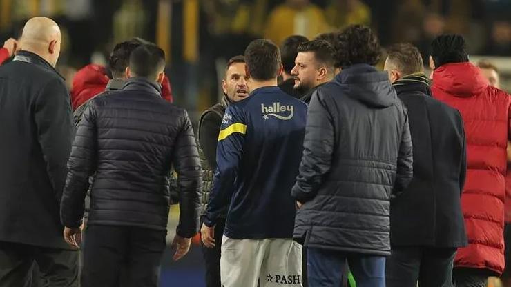 Derbinin ardından kısa süreli gerginlik