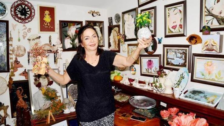 Evi sanat galerisi gibi