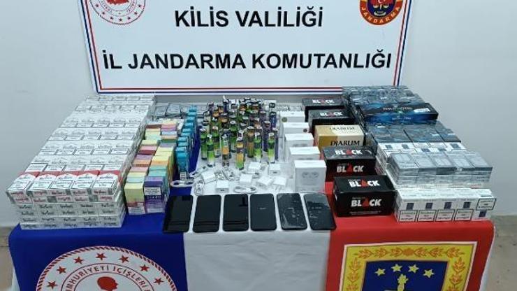 Kilis’te, küçük sigara ve cep telefonu operasyonu