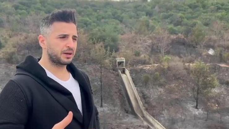 İskenderun’da 10 dönümlük makilik alanda çıkan yangın söndürüldü