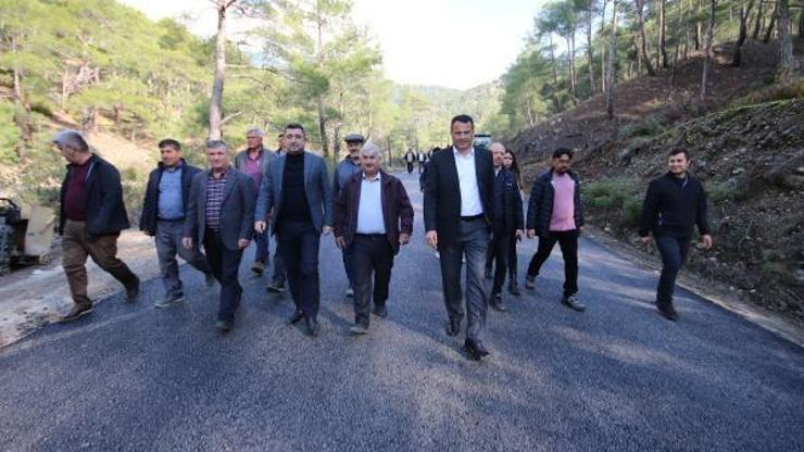 Dirgenler-Ortabağ-Gürsu yoluna sıcak asfalt
