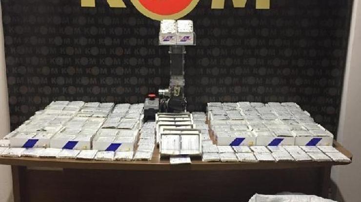 Malatyada, 10 bin 600 makaron ele geçirildi