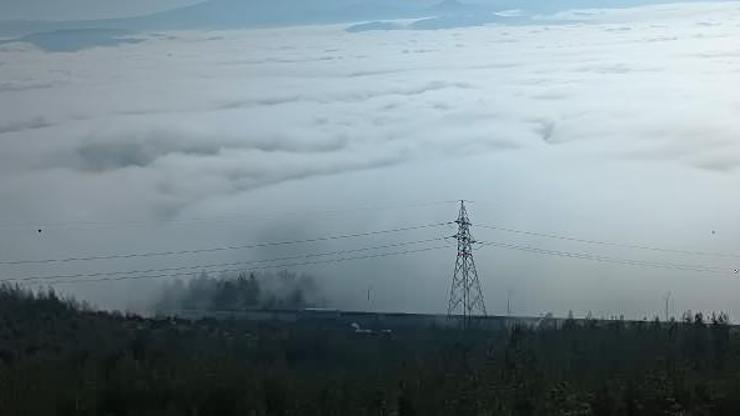 Gaziantepte sis etkili oldu