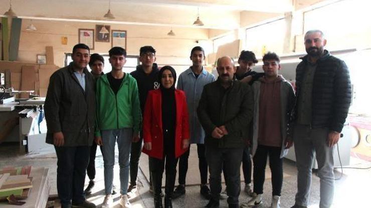 Erbaada meslek lisesinden 5 milyon liralık ciro