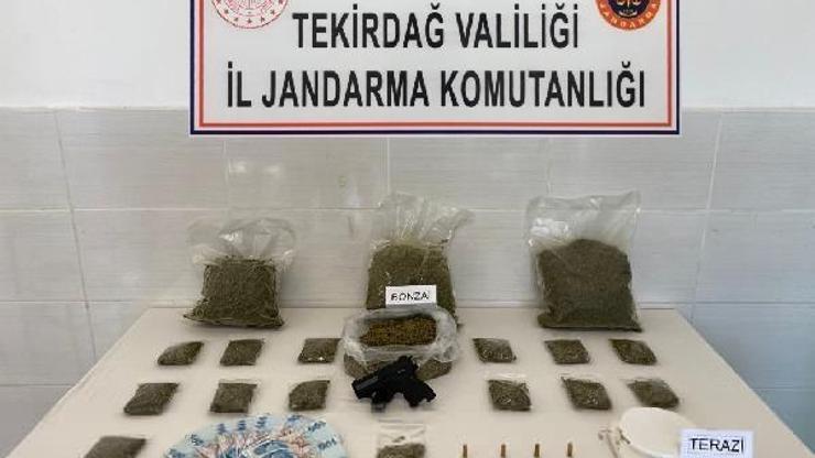 Tekirdağda uyuşturucu operasyonu: 4 gözaltı